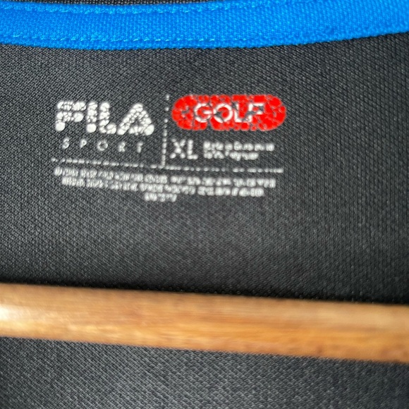 Men’s XL Fila Golf Long sleeves pullover polo shirt - Picture 4 of 7